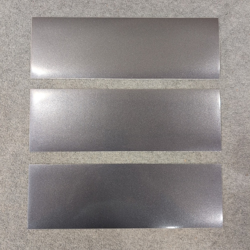 3M 1080 Gloss Dark Gray Vinyl Wrap 12x4" Strips‎ (3 Pack) DIY Decals